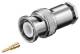 Goobay 11332 BNC connectors with screw connection - with gold pin, for RG 58 / U cable