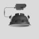 BEGA Gantenbrink 24542K4 LED compact downlight for indoor & outdoor use, graphite, 4000K