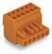 WAGO 232-402/026-000 Abgewinkelte Federleiste 0,08-2,5qmm orange