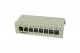 Keystone, module support, patch panel for 8xTP module, surface, light gray, Synergy 21
