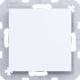 Hager WAF1001WM blind cover with central piece A.x/C.x light white matte