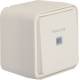 Hager WNC016B control changeover switch AP with imprint 'Heizung' W.1 IP55 pws