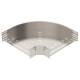 OBO Bettermann 6036866 RB 90 140 A2 Bogen 90° für Kabelrinne horizontal