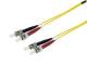 Equip 252233 Patchkabel ST->ST 3,00 m Singlemode Duplex OS2 gelb Polybeutel