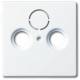 Busch Jaeger 2CKA001724A2774 Busch-Jaeger central disk 1743-84, radio / TV / SAT davos / studio white future