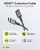 Goobay Plus Series Ultra High-Speed HDMI™-Kabel, 1 m, sch