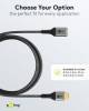 Goobay Plus Series Ultra High-Speed HDMI™-Kabel, 1 m, sch