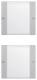 GIRA 2132015 rocker set 2f (1+1) BSF System 55 clear/grey w