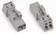 WAGO 890-252/060-000 Stecker ohne Zugentlastungsgehäuse 2-polig, grau