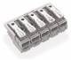 WAGO 294-4015 power connection cl. 5-pin without PE contact without locking feet L3-L2-L1-PE-N ws