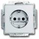 Busch Jaeger 2CKA002013A5293 BJ 20 EUCBLI-83 Steckdose mit LEDOrientierungslicht future linear silber