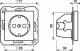 Jung A1521BFSWM SCHUKO® socket