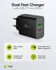 Goobay USB-C™ PD GaN Dual-Schnellladegerät (30 W) schwarz