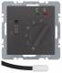 Berker 20346086 Floor thermostat, MS Q.1 / Q.3 anthracite