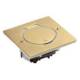 Legrand 089710 Deckelsatz quadratisch 1x2Modul bronze