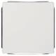 Siemens 5UB1842 DELTA style, titanium white, Socket outlet 10 / 16A 250V m.Klappde