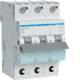 Hager MBS306 LS switch 3P 6kA B-6A 3M QC