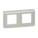 Legrand 079304L Rahmen 2x2-modulig horizontal Mosaic Aluminium