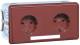 GGK KSE 50/DIALOG 2f Schuko-Dose rot mit Beschr.feld Steckkl. 21283