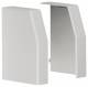 Hager L22367035 End piece pair PVC for RK 110x80mm light gray
