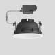 BEGA Gantenbrink 24543WK3 LED compact downlight for indoor and outdoor use White 3000K