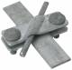 Dehn + Soehne 308220 DEHN SV-clamp St / tZn 308,220, for Rd 7-10
