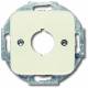 Busch Jaeger 2CKA001724A0228 BJ 2534-212 Cover for devices D19mm data communication technology white