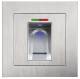 Idencom 820004 BioKey Gate +Infrarot-Keypad New Line UP Edelstahl