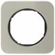 Berker 10112104 R.1 frame, stainless steel / black