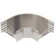 OBO Bettermann 6036862 RB 90 120 A2 Bogen 90° für Kabelrinne horizontal 