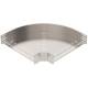 OBO Bettermann 6036868 RB 90 150 A2 Bogen 90° für Kabelrinne horizontal
