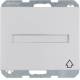Berker 47527103 Steckdose SCHUKO mit Klappdeckel und Beschriftungsfeld K.5 Alu