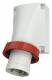 Mennekes 357 63A4P 6H400V Wandstecker IP67