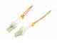 Fiber optic 2-fiber patch kit. 3mtr.LC-LC, 50/125um,OM2, AD=2mm, Synergy 21