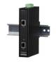 MICROSENS MS657032X-24 GbE Industrial Entry Line PoE injector Class 6 24V 1x 10/100/1000T, 1x 10/100/1000T PoE 60W, DIN rail, -40..+75°C, 24..56VDC