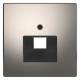 Merten MEG4521-6050 central plate UAE insert 1-fold nickel metallic