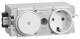 Hager GS11009016 socket + switch with Wago C profile traffic white