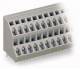WAGO 736-204 Doppelstock-Klemmenleiste für Leiterplatten 0,08-2,5 qmm grau