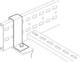 Legrand ZJG clamp piece interior H100 hot-dip galvanized
