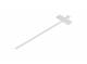 ALLNET 48,3 cm ( 19 inch )zbh. Kabelbinder, mit Markierfläche, L100xB2,5mm, 100er Pack, Transparent, Synergy 21,