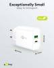 Goobay USB-C™ PD GaN Dual-Schnellladegerät (30 W) weiß, w