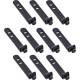 10er Pack InLine® Kabelbinder Silikon, wiederverschließbar, 65x10mm, schwarz