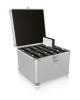 Schutzkoffer IcyBox 10x6,3 cm ( 2,5 Zoll ) oder 8,9 cm ( 3,5 Zoll ) HDD/SSD Aluminium retail