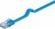 Goobay 96401 CAT 6 Flach-Patchkabel, U/UTP, Blau - Kupfermaterial