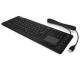 Keyboard Keysonic KSK-6231INEL (US) Industrial Touchpad W-tight bl bulk