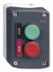 Schneider Electric XALD211H29 Schneider housing 2prints. 1S1Ö sign START green STOP flat red