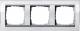 Gira 0213726 cover clear white, 3-way event for aluminum inserts