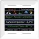 Issendorff 30229 LCN GTS4DW Glas-Farbdisplay rahmenlos 2,8Z weiß mit 4 Tasten integr.TS 