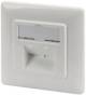 DIGITUS DN-9007-1 Connection outlet Cat6a 2xRJ45 shielded recessed white