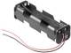 Goobay 11741 8x AA (Mignon) Batteriehalter - lose Kabelenden